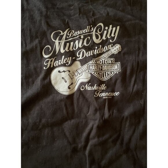 Harley-Davidson Ladies Nashville T-Shirt Black 100% Cotton M Size - Picture 5 of 5